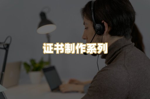 证书制作系列